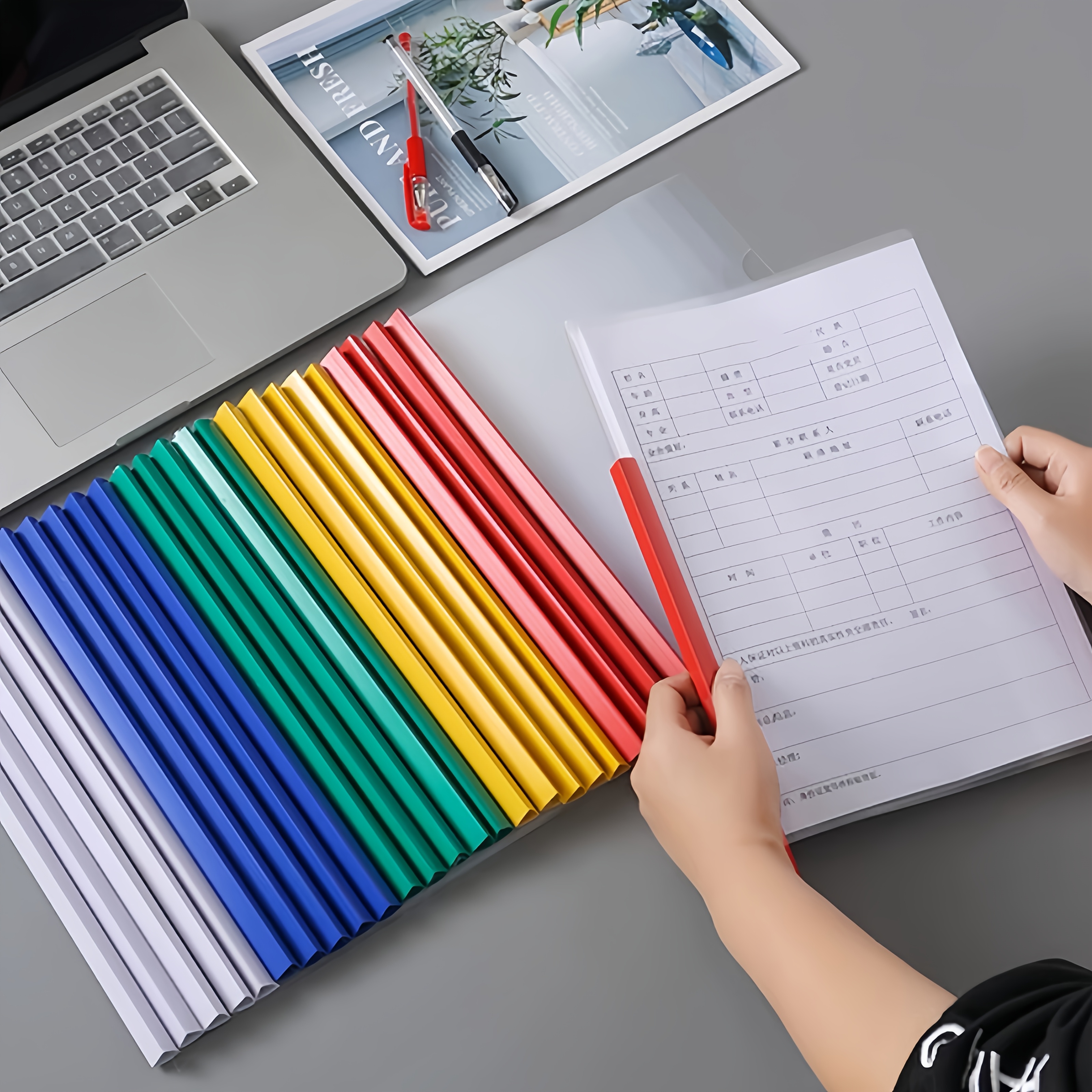 Binder A4 Lever - 20 pièces, classeurs, clips à levier,