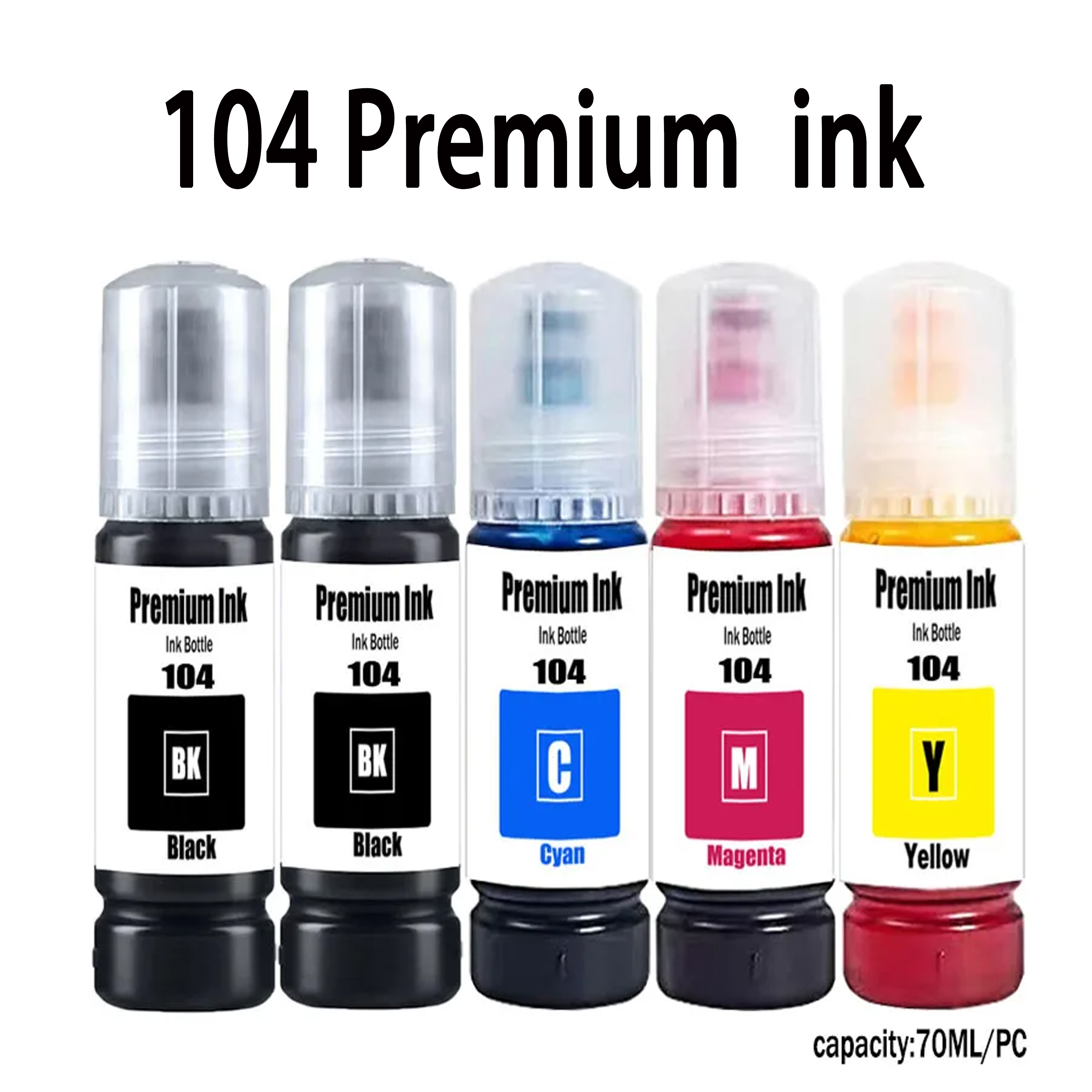 Fountain Pen Bottled Ink - 104 Bouteilles d'encre Premium Epson 104