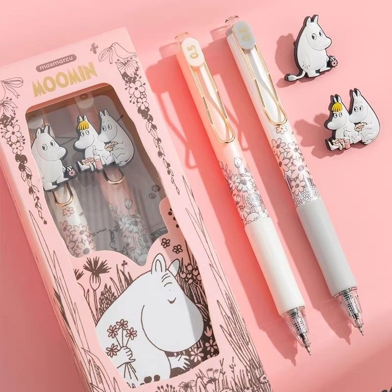 Correction Pen Fine - Stylos à gel rétractables Moomin mignons,