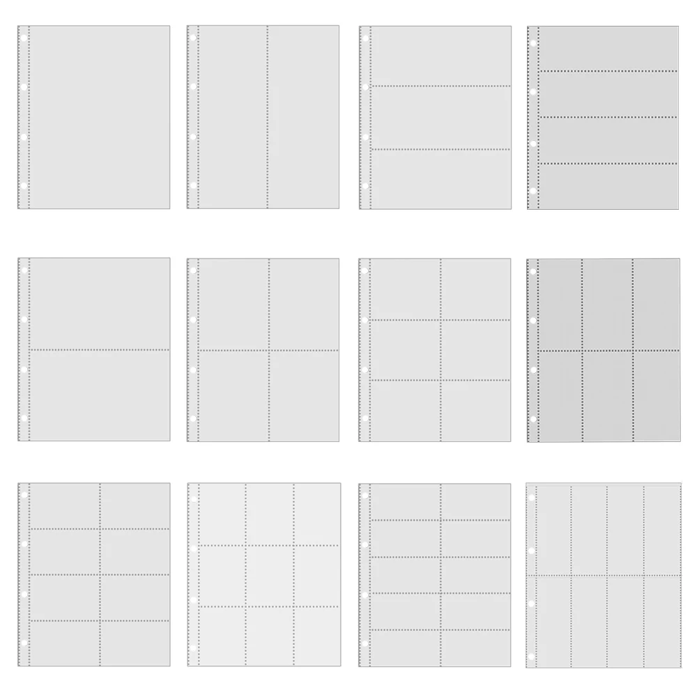 Binder A4 Lever - PLRBOK-Recharge d'album photo transparent, protecteur de