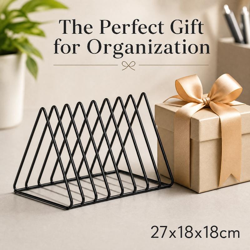 Magazine Holder Rack - Étagère de rangement à 5/9 compartiments,