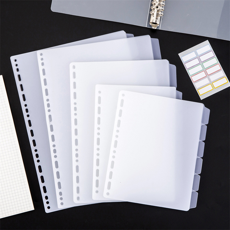 Tab Divider A4 - Séparateurs de reliure A4 A5 B5,