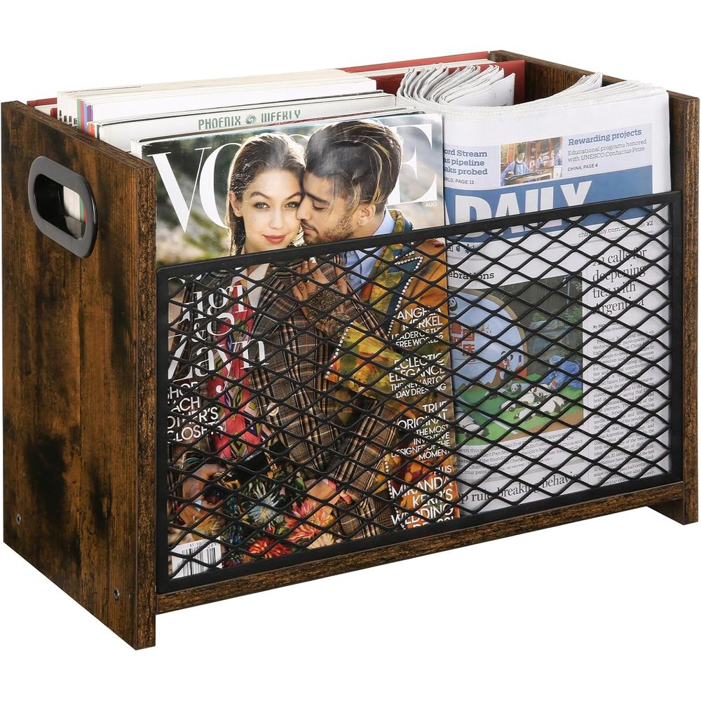 Magazine Holder Rack - Porte-revues, étagère, panier de rangement pour