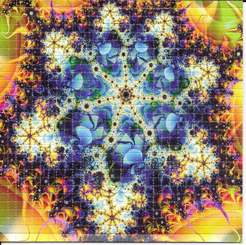 Ink Blotter Paper - Fractal psychédélique LSD sans acide, buvard
