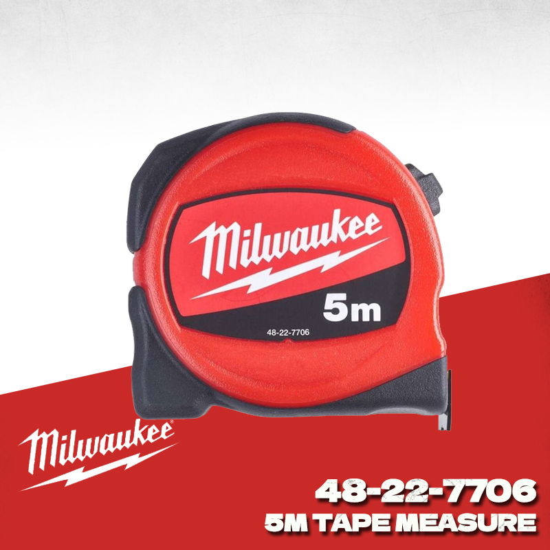 Tape Dispenser Weighted - MILWAUKEE 48-22-7706 Slimline 5M ruban à