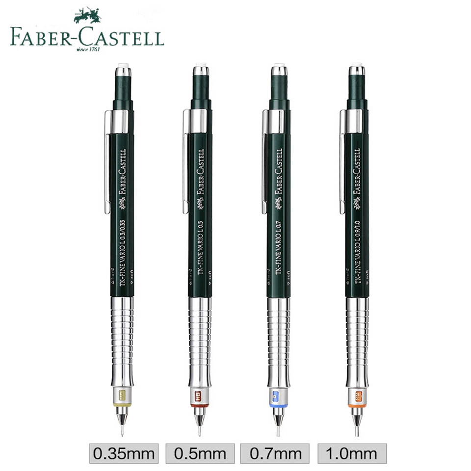 Mechanical Pencil 0.3 - Faber Castell Tk-Crayon mécanique/automatique, 0.5/1.0/0.35/0.7mm, avec