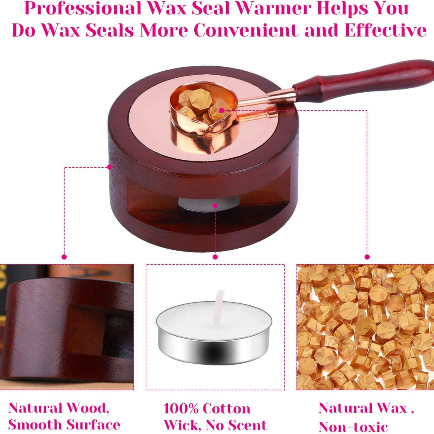 Ensemble de Sceaux d'Avertisse - Wax Seal Stamp Set avis et prix