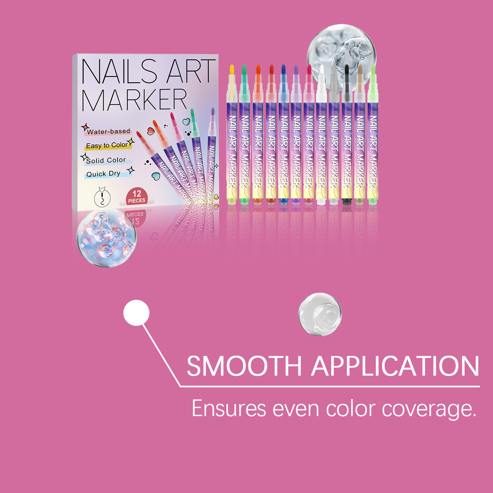 Stylos pour Nail Art, 12 pièce - Correction Pen Fine avis et prix