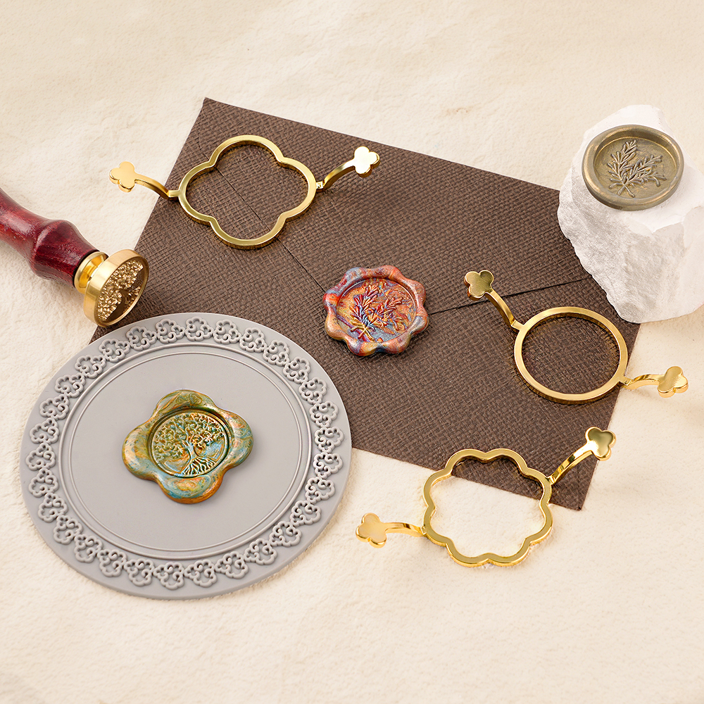 Ensemble de 3 moules pour scea - Wax Seal Stamp Set avis et prix