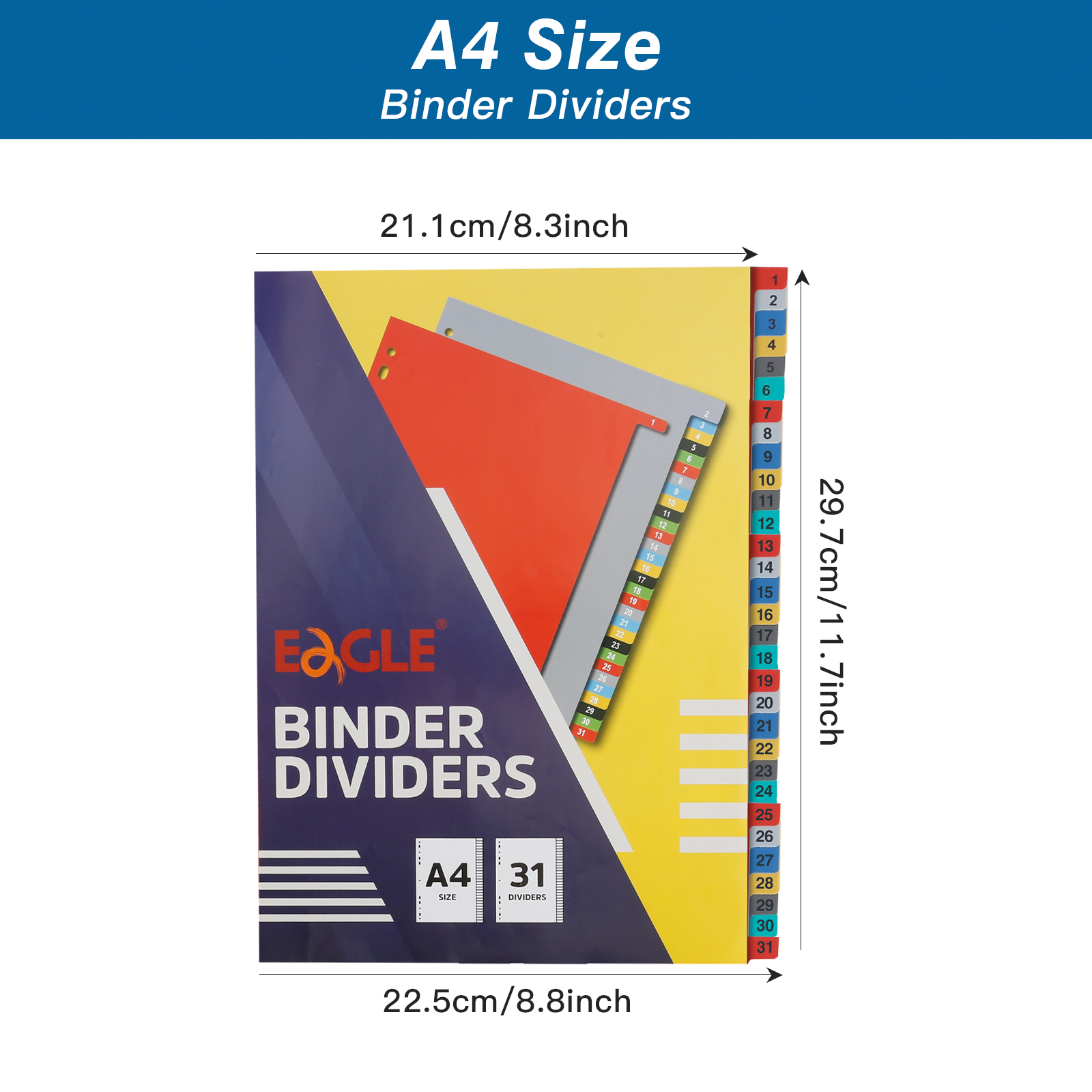 Séparateur d'index de classeur - Binder A4 Lever avis et prix