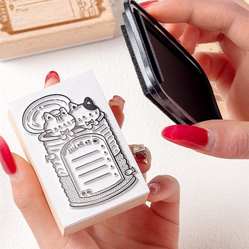 Tampon en caoutchouc en bois m - Rubber Date Stamp avis et prix