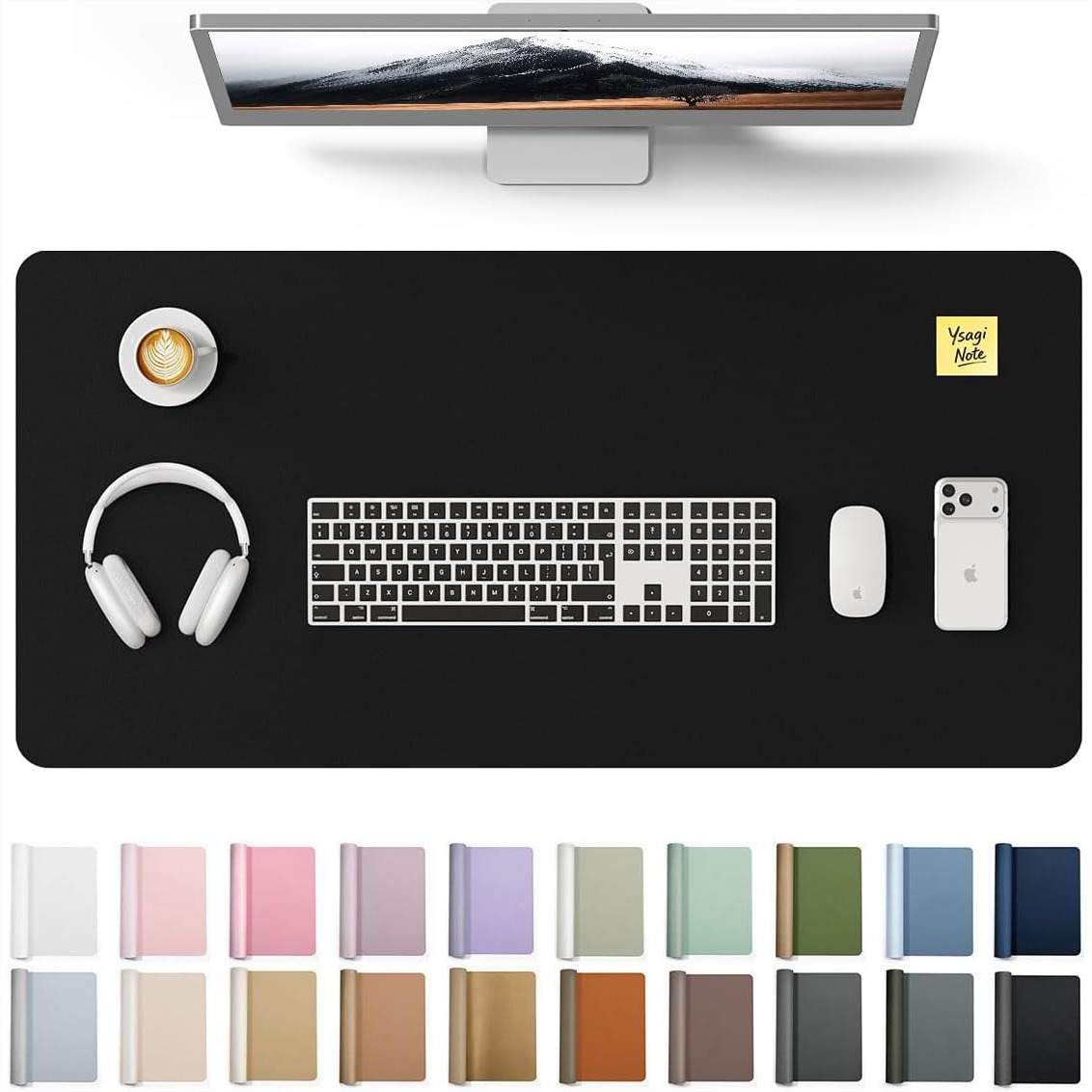 Grand tapis de bureau en cuir  - Leather Desk Pad avis et prix