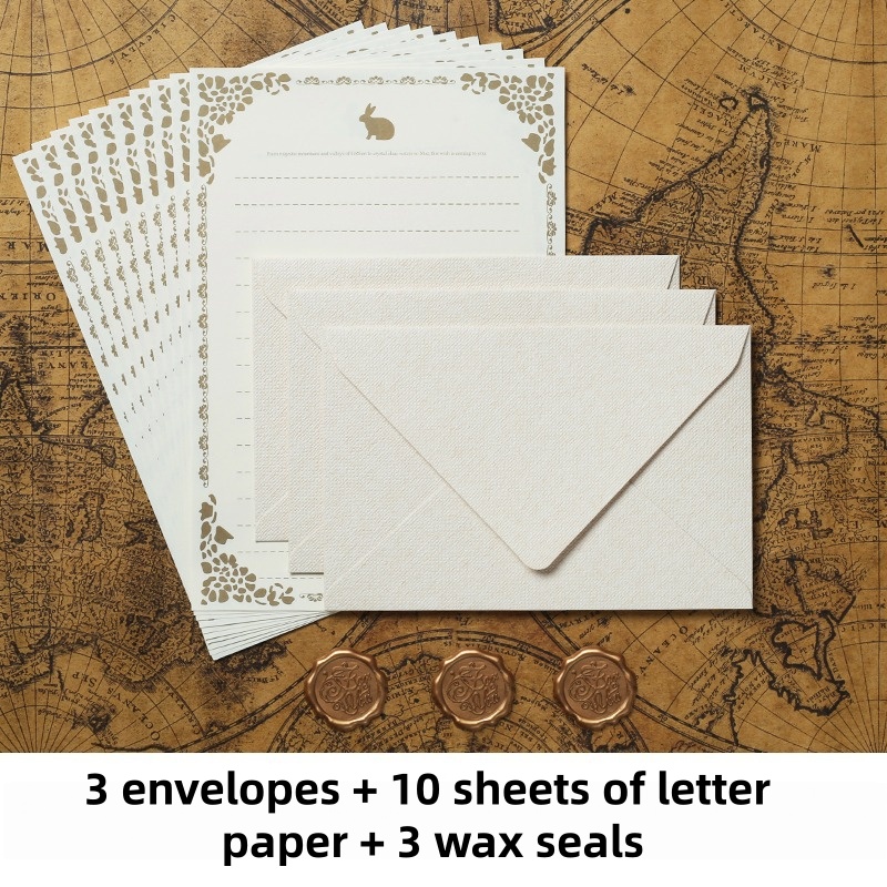 Lot de 16 Enveloppes Vintage e - Wax Seal Stamp Set avis et prix