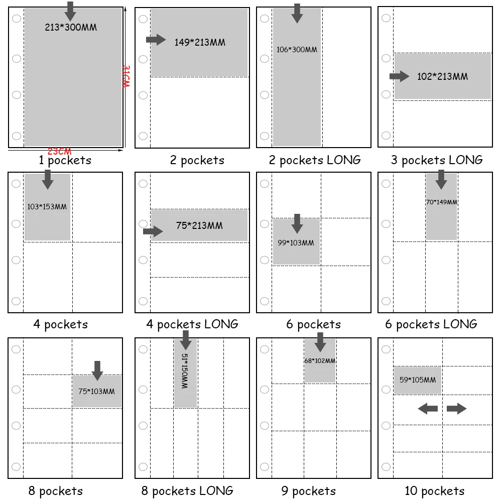 PLRBOK-Recharge d'album photo  - Binder A4 Lever avis et prix