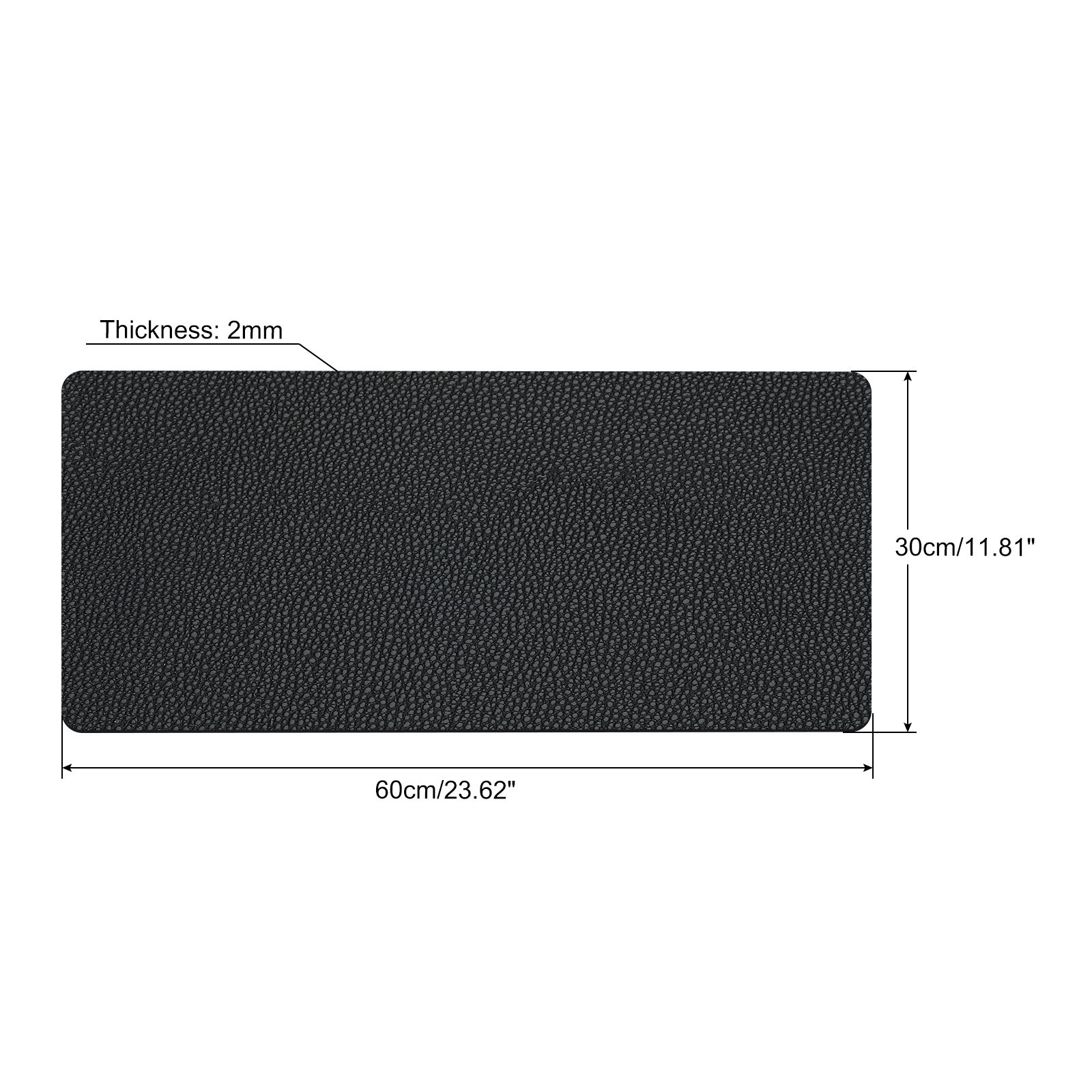 Tapis de souris en cuir PU imp - Leather Desk Pad avis et prix