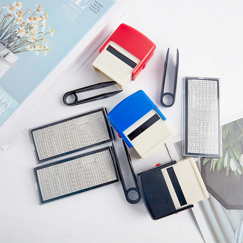 Kit de tampons en caoutchouc,  - Rubber Date Stamp avis et prix