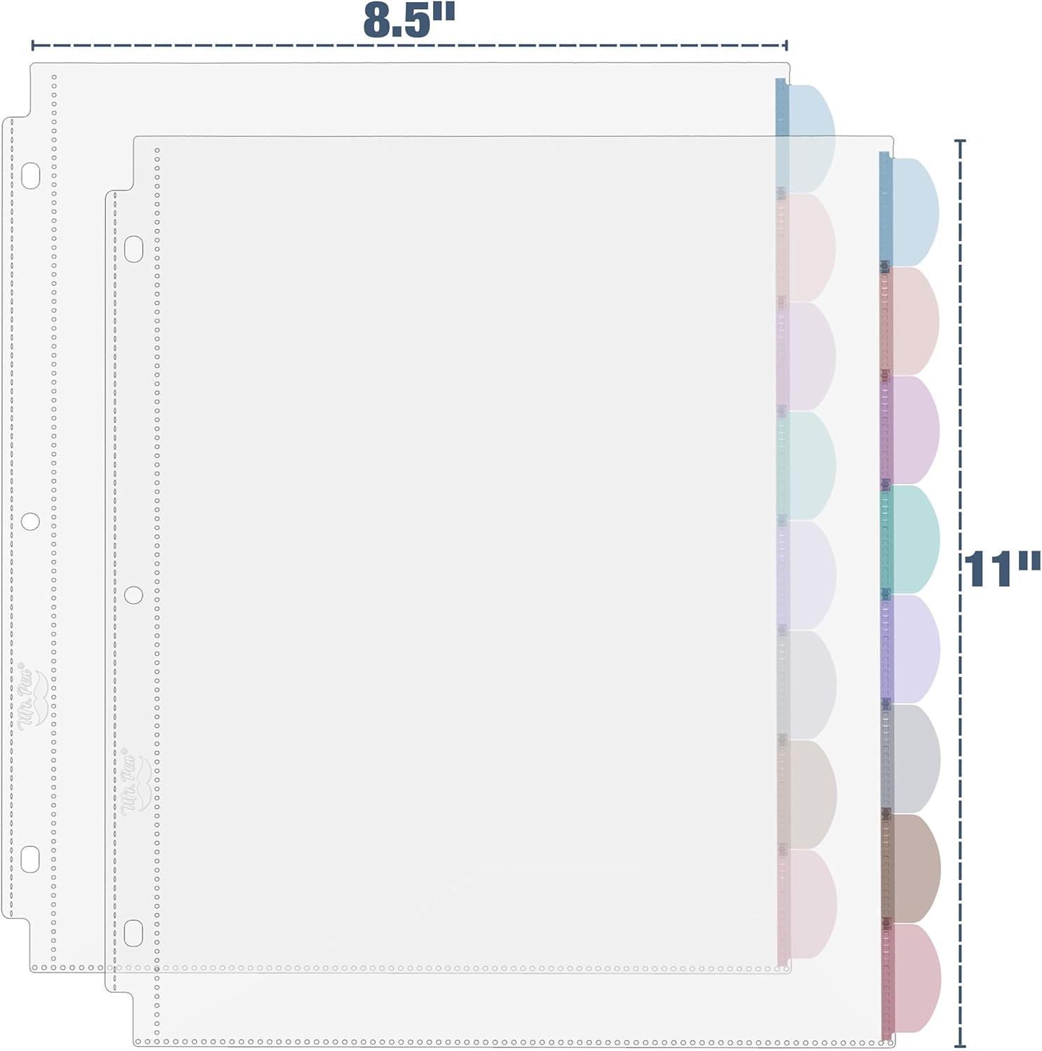 Protège-feuilles transparents  - Tab Divider A4 avis et prix