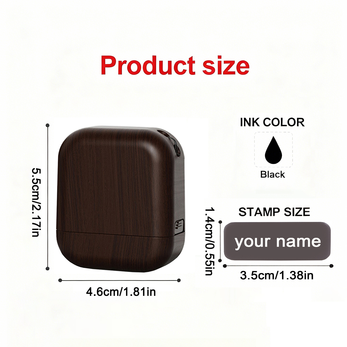 Tampon personnalisé en plastiq - Rubber Date Stamp avis et prix