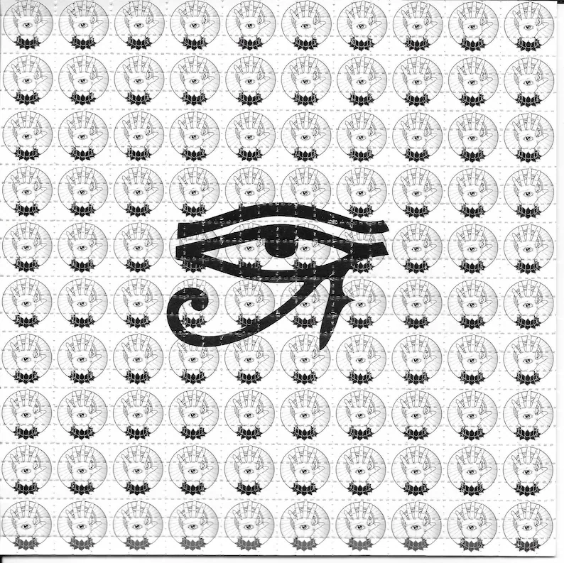 Oeil de Providence psychédéliq - Ink Blotter Paper avis et prix
