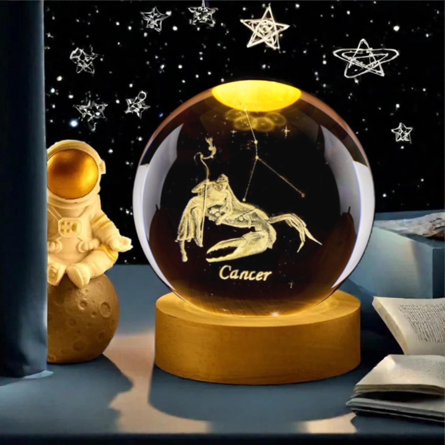 Boule de cristal Constellation - Paper Weight Crystal avis et prix