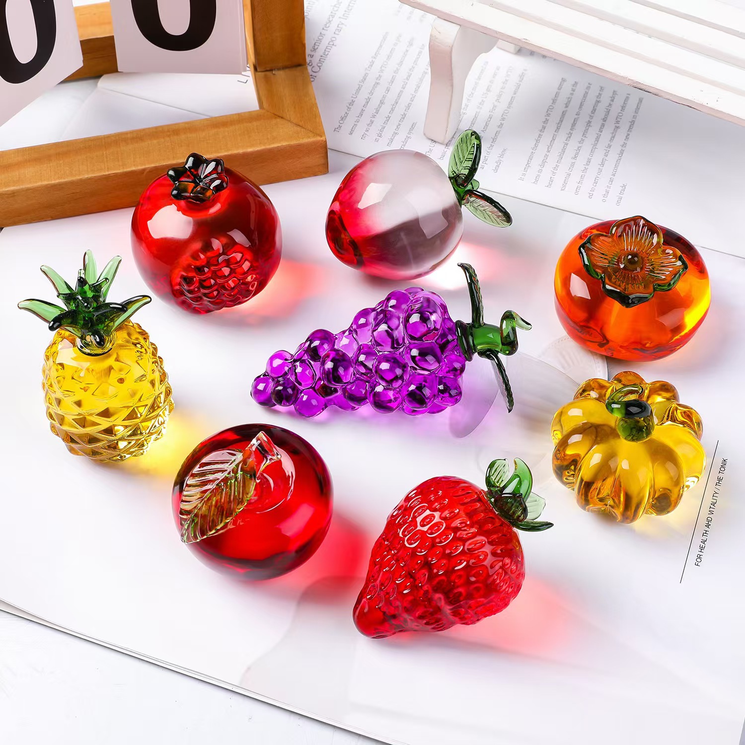 Presse-papier à fruits en cris - Paper Weight Crystal avis et prix