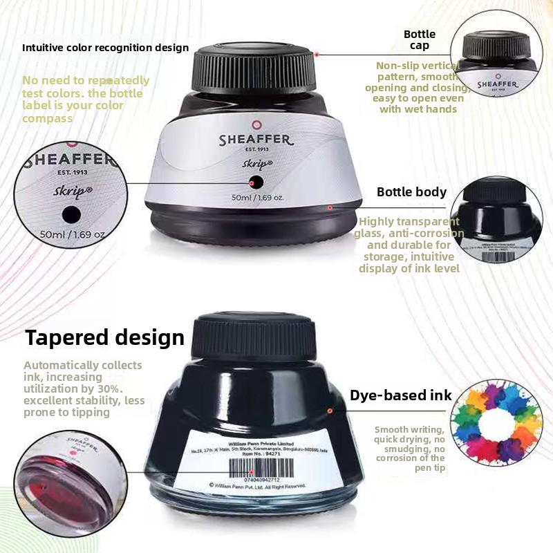 Encre à colorant couleur améri - Fountain Pen Bottled Ink avis et prix