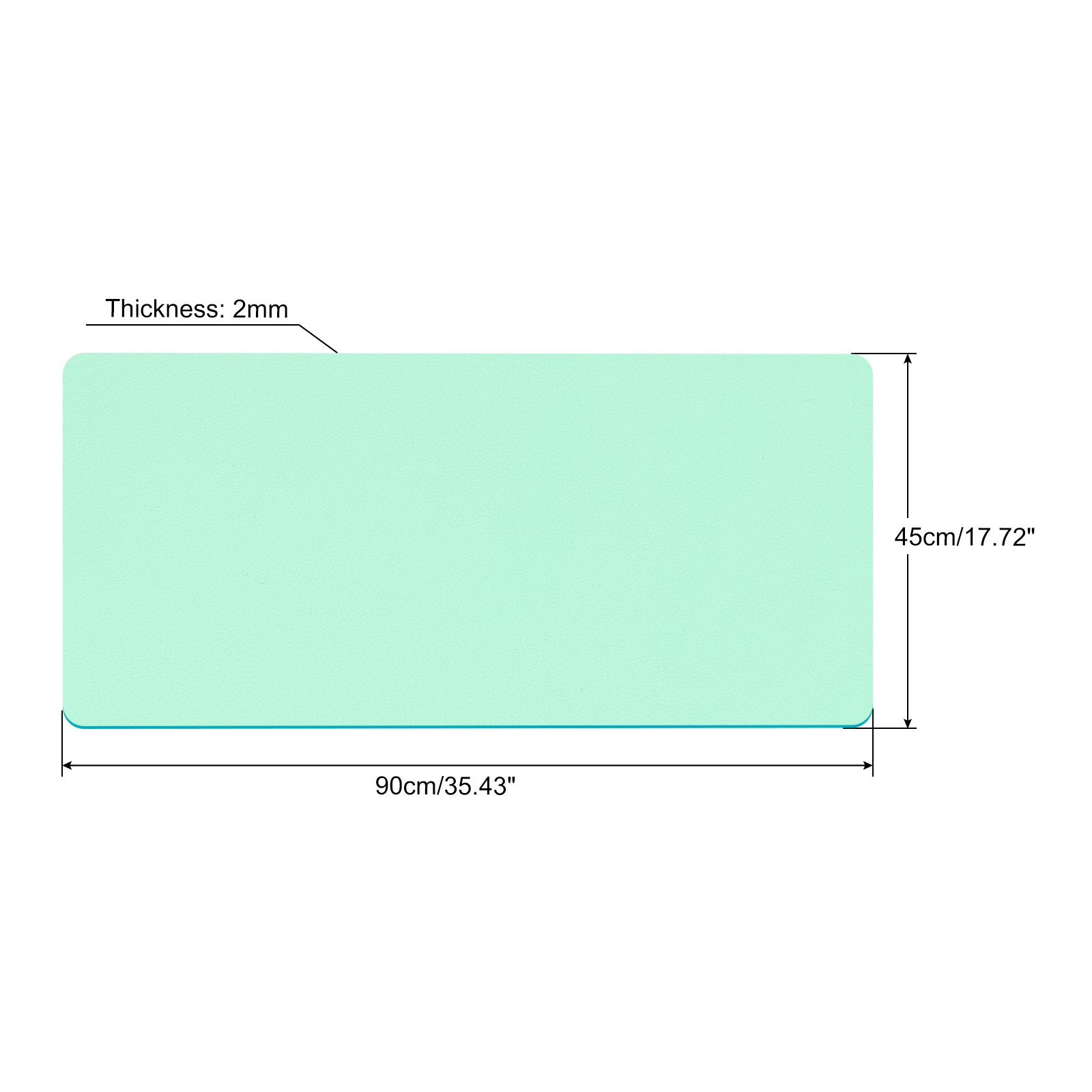 Tapis de protection en cuir PU - Leather Desk Pad avis et prix