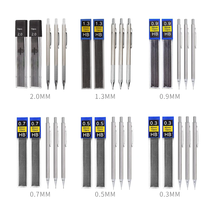 Ensemble de crayons mécaniques - Mechanical Pencil 0.3 avis et prix