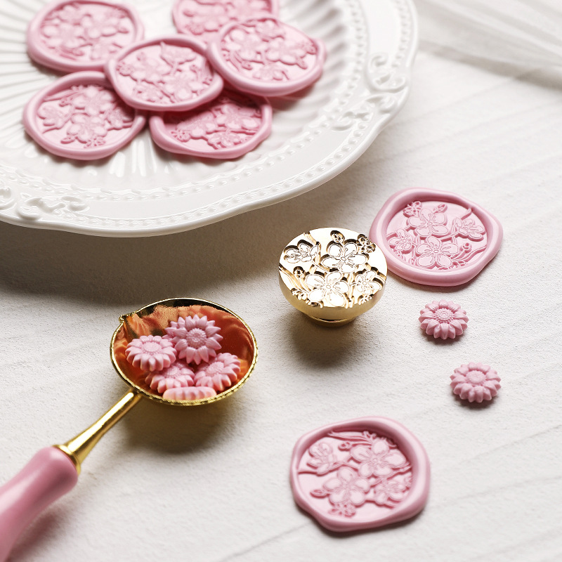 Sceau de cire rétro, fleurs de - Wax Seal Stamp Set avis et prix