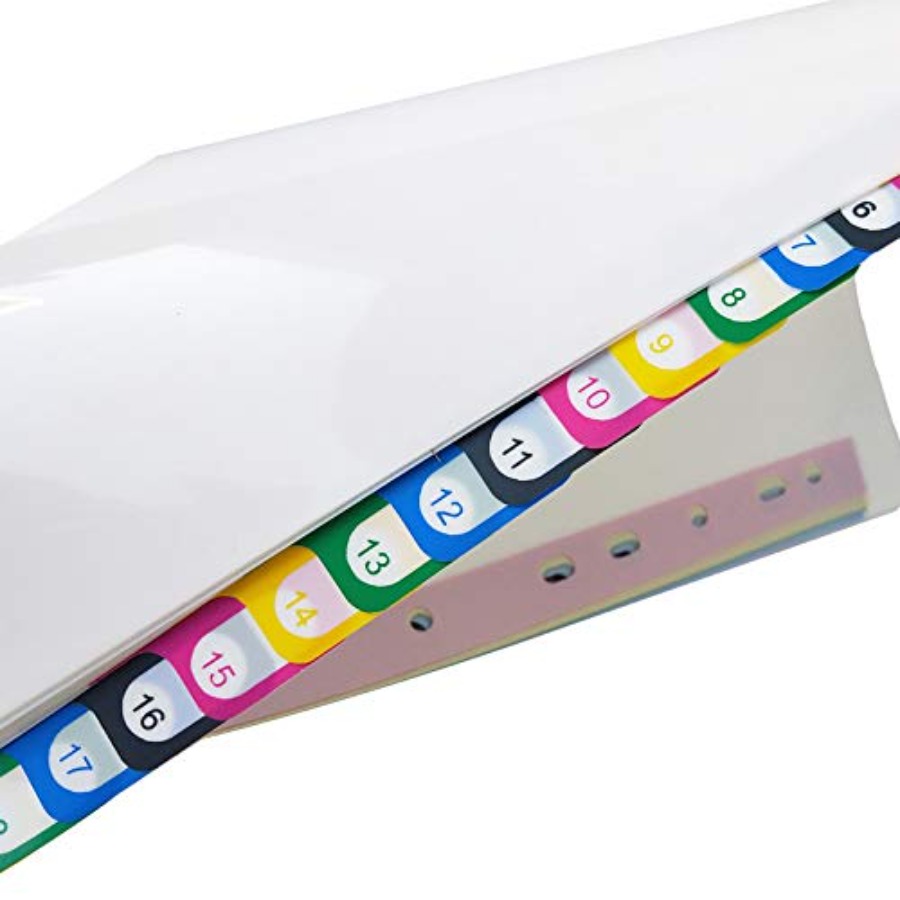 Séparateurs d'index en plastiq - Tab Divider A4 avis et prix