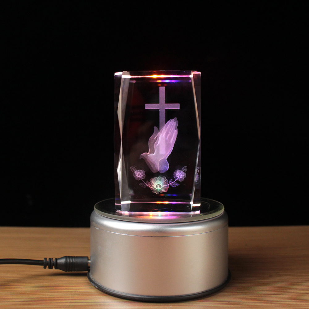 Cube religieux en cristal Lase - Paper Weight Crystal avis et prix