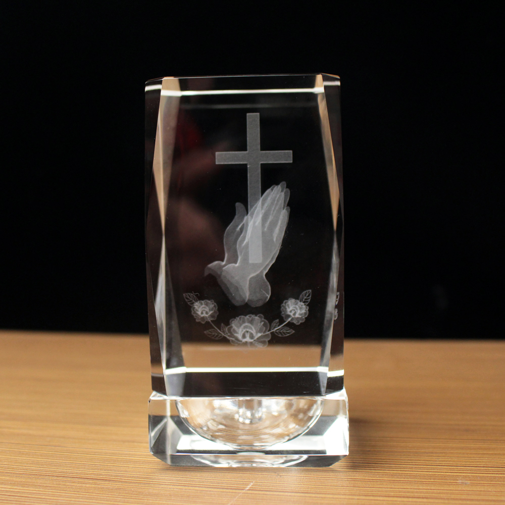 Cube religieux en cristal Lase - Paper Weight Crystal avis et prix