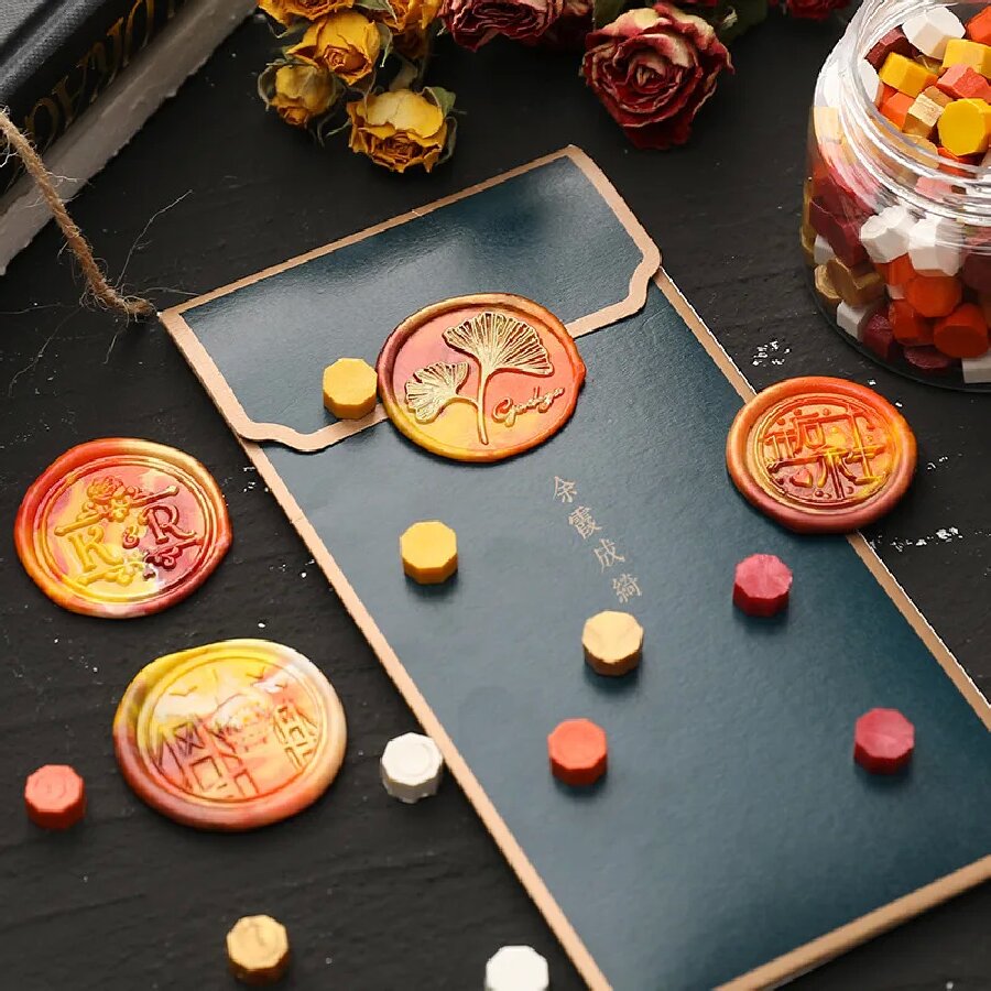 Perles de cire à cacheter octo - Wax Seal Stamp Set avis et prix