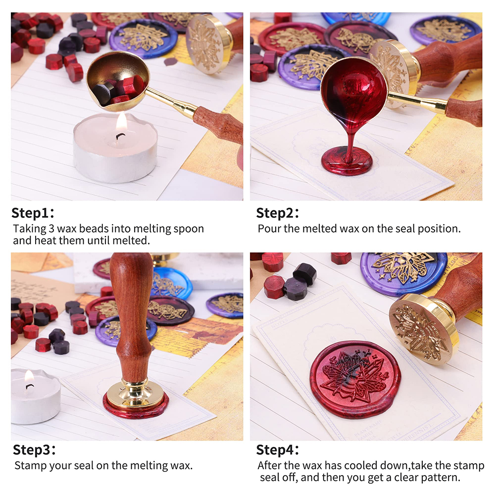Sceau d'avertissement tête de  - Wax Seal Stamp Set avis et prix