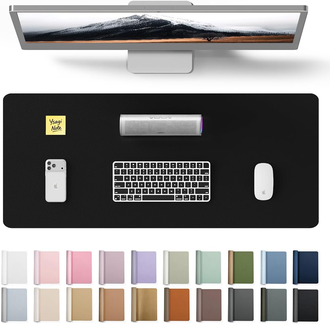Grand tapis de bureau en cuir  - Leather Desk Pad avis et prix