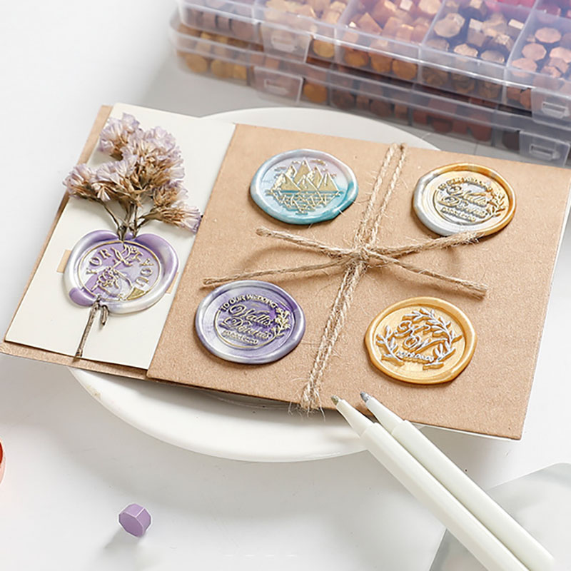 Lot de 20 tampons à cire avec  - Wax Seal Stamp Set avis et prix