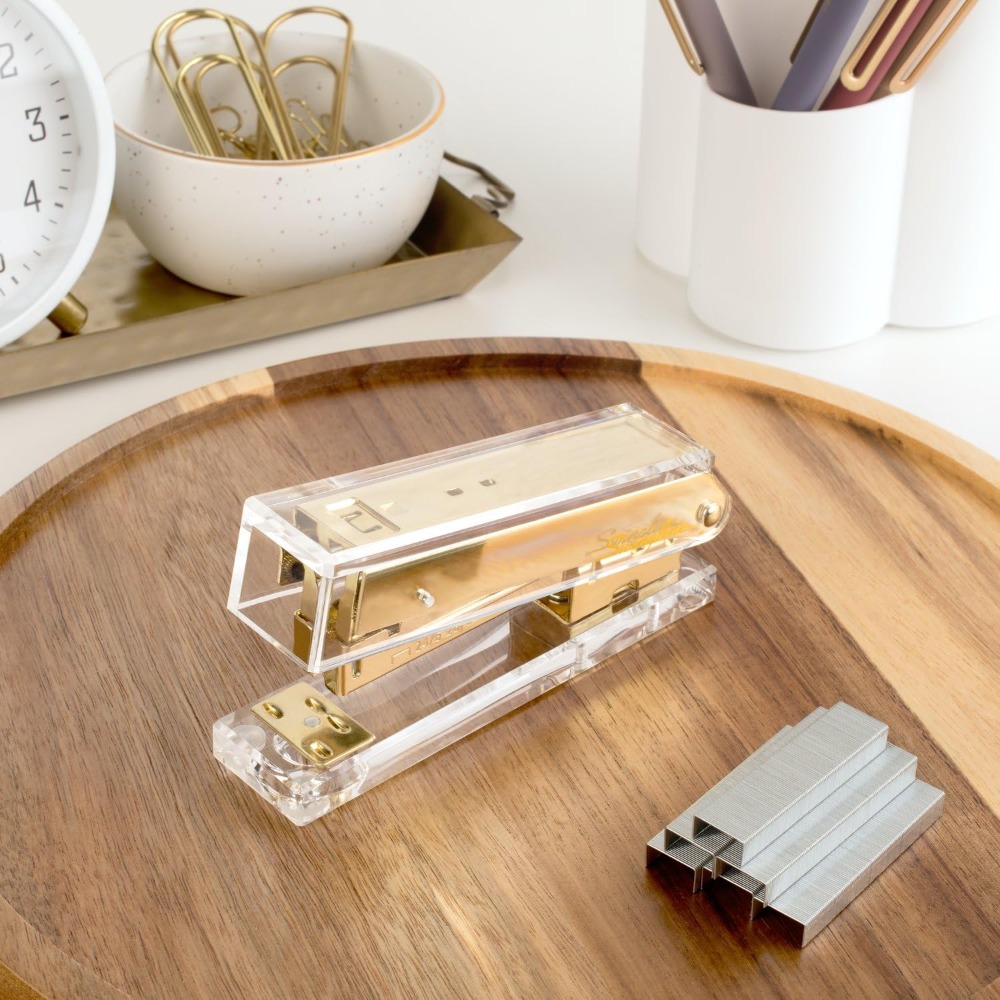 Agrafeuse compacte en acryliqu - Stapler Half Strip avis et prix