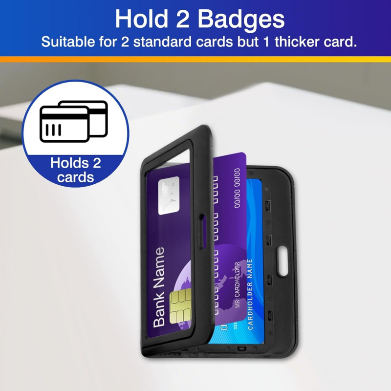 Lot de 3 porte-badges horizont - Index Card Holder avis et prix