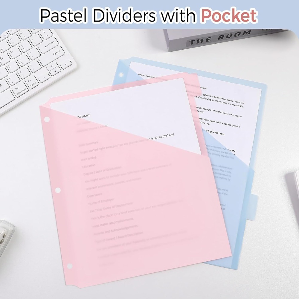 8 pièces de séparateurs de cla - Tab Divider A4 avis et prix