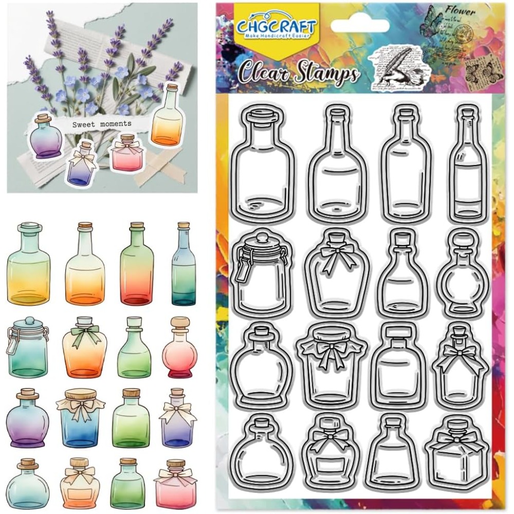 Timbres transparents de styles - Fountain Pen Bottled Ink avis et prix