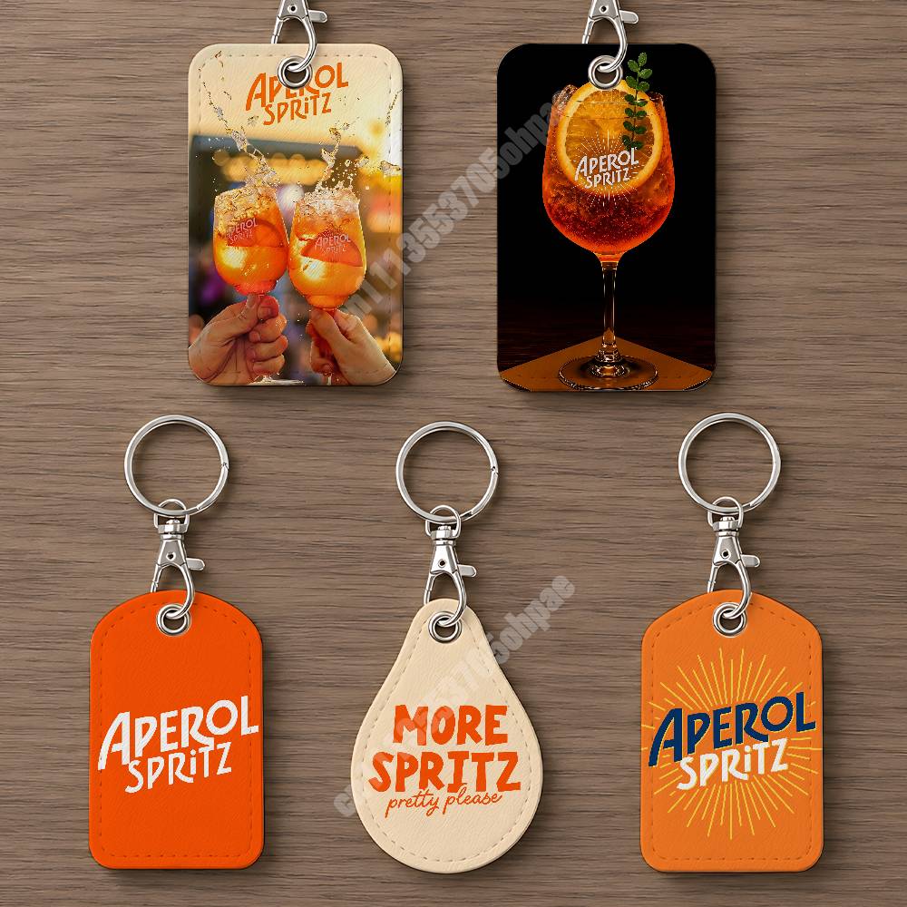 Porte-clés en cuir Orange Pros - Index Card Holder avis et prix