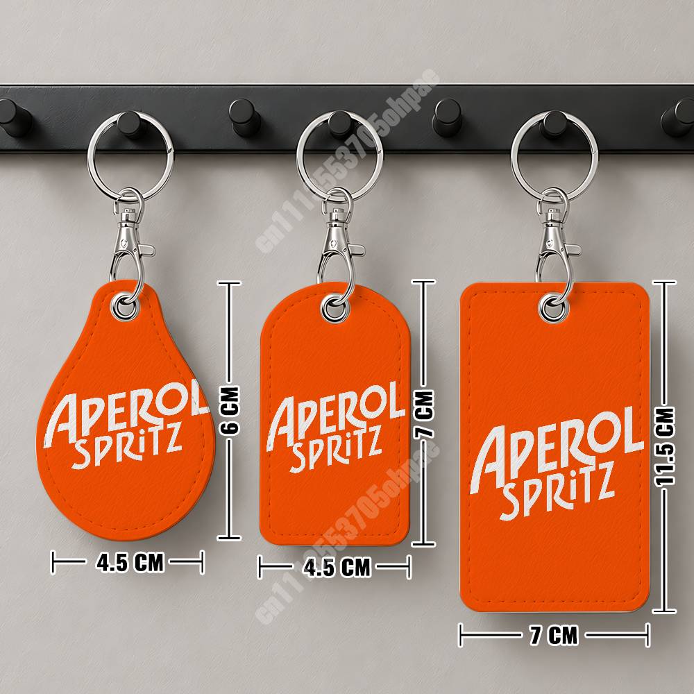 Porte-clés en cuir Orange Pros - Index Card Holder avis et prix