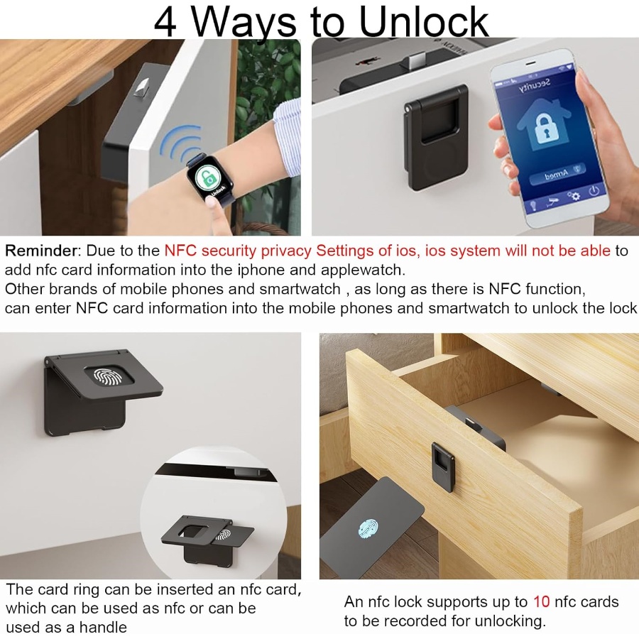 Serrure de porte de tiroir NFC - Card Index Box avis et prix